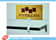 खुदरा दुकान, यूवी चित्रकारी के लिए एमडीएफ लकड़ी के सीएनसी उत्कीर्णन लोगो प्रदर्शन ब्रांड